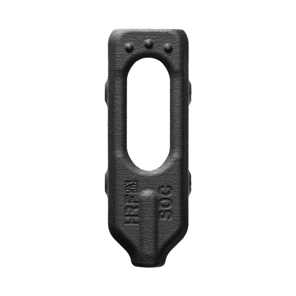 Black snap-on cover for mounting under the hand to activate pressure pads, with visible branding on the side.